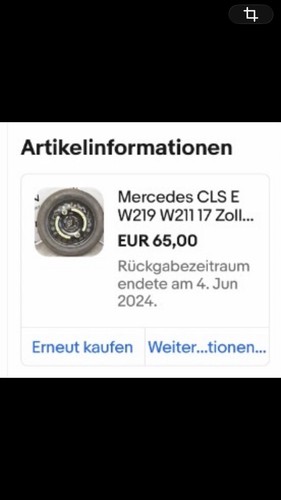 Mercedes c219 w211 - mercedes, notrad