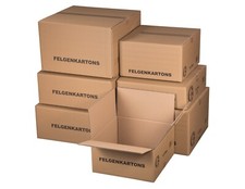 4x Felgenkartons Reifenkartons